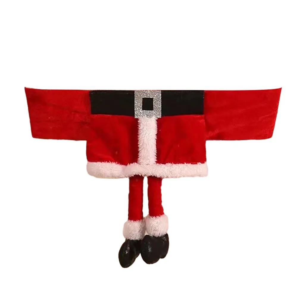 

Christmas Chair Cover Santa Claus Belt Chair Cover Girls Skirt Chair Cover Home Textile Home Furniture Holiday Décor Ornaments