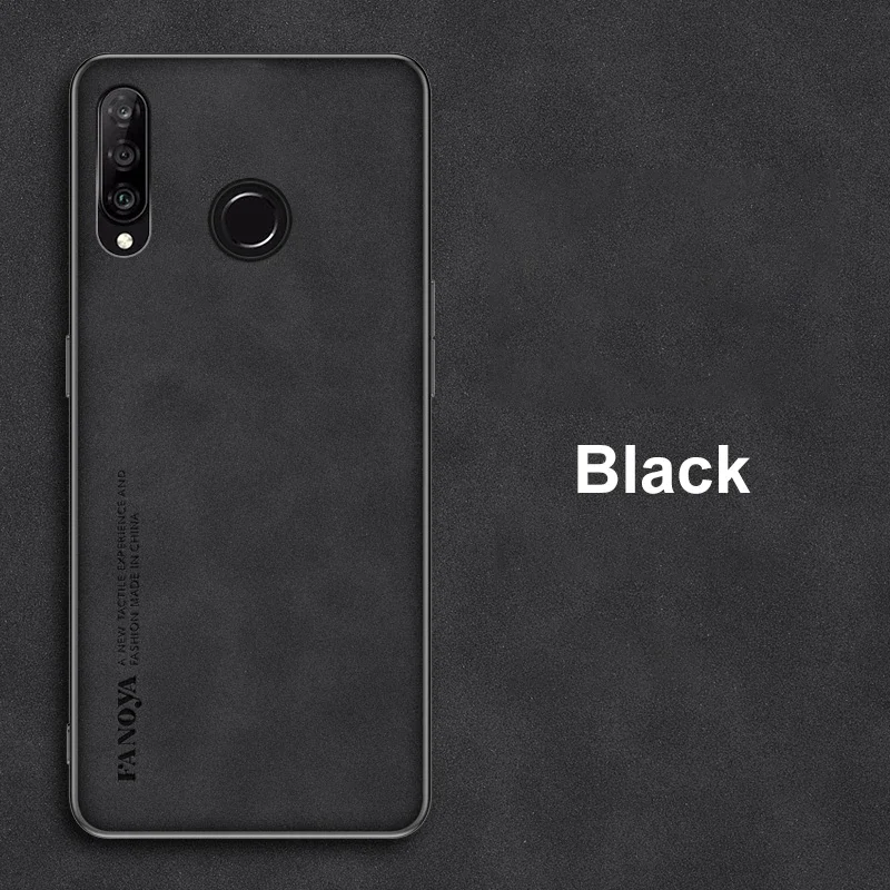 Luxury PU Leather Matte Silicone Phone Case - Premium Back Cover