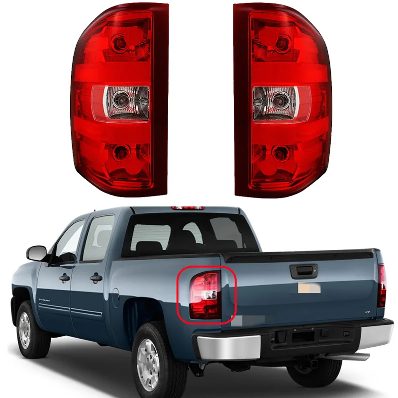 

Car Rear Tail Light Assembly For Chevrolet Silverado 1500 2500 3500 2007- 2013 Brake Lamps Stop Lamp Tail Lamp