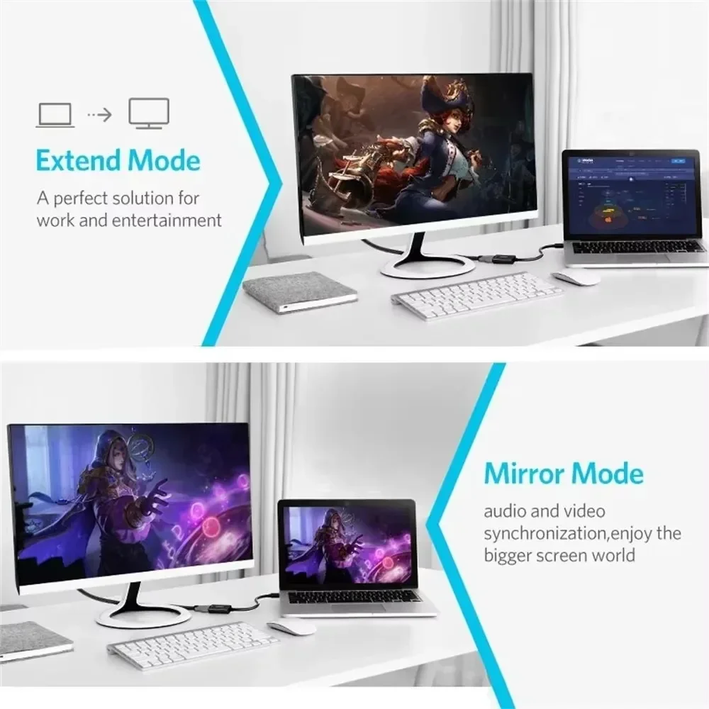 HDMI Adapter Cable DP to HDMI Adapter Displayport to HDMI Adapter HDMI Adapter Displayport Cable DP Adapter Mini Displayport Cable 4K Adapter 1080P Mini DP Male to HDMI-compatible Female For Apple MacBook Air Pro
