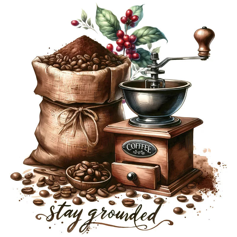 Coffee Cup Wall Stickers Living Room Background Decoration Mural Cafe Kitchen Home Decor Wall Stickers