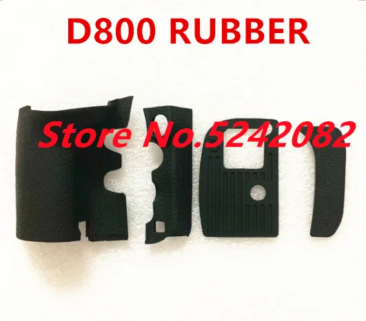 

NEW 4PCS Body Cover Rubber Set Rubber With Tape For Nikon D800 D800E Digital Camera