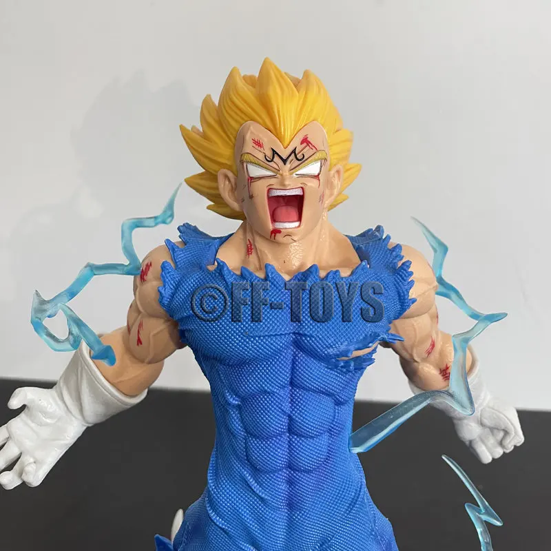 Anime Dragon Ball Z GK Vegeta Figure Self-destruct Majin Vegeta Figurine 27CM PVC Action Figures Collection Model Toys Gifts