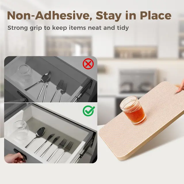 EVA Kitchen Cabinet Shelf Cover Liners Non Adhesive Table Drawer Mat Waterproof Closet Plastic Paper Anti Dirty Oil-proof Mat 2