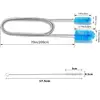 Flexible Drain Brush Straw Cleaning Brush Double Hose Pipe with Long Handle Nylon Bristles Cleaner for Fish Tank Kitchen Washing 6