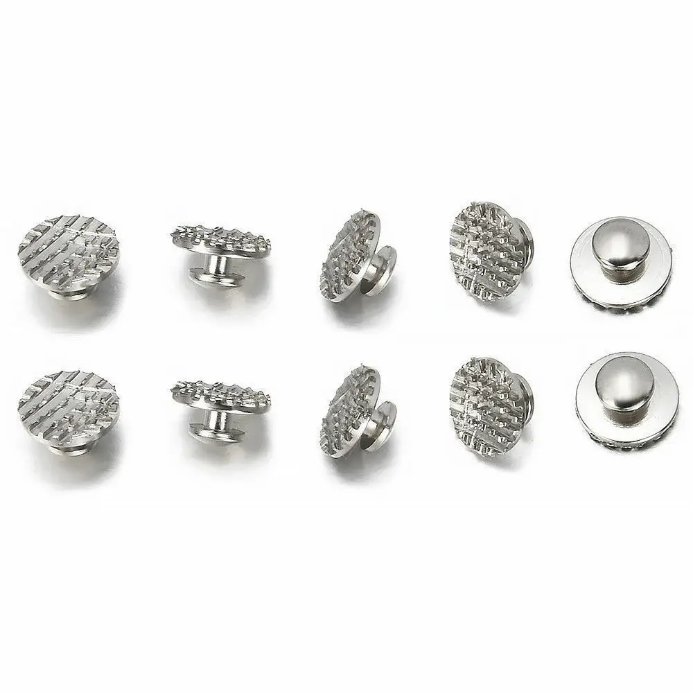 

10PCS Dental Orthodontic Bondable Lingual Buttons Round Mesh Base