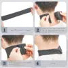 1 Roll Disposable Black Barber Neck Strips Barber Neck Paper Stretchy Strip Neck Edge Paper Haircut Styling Accessories 4