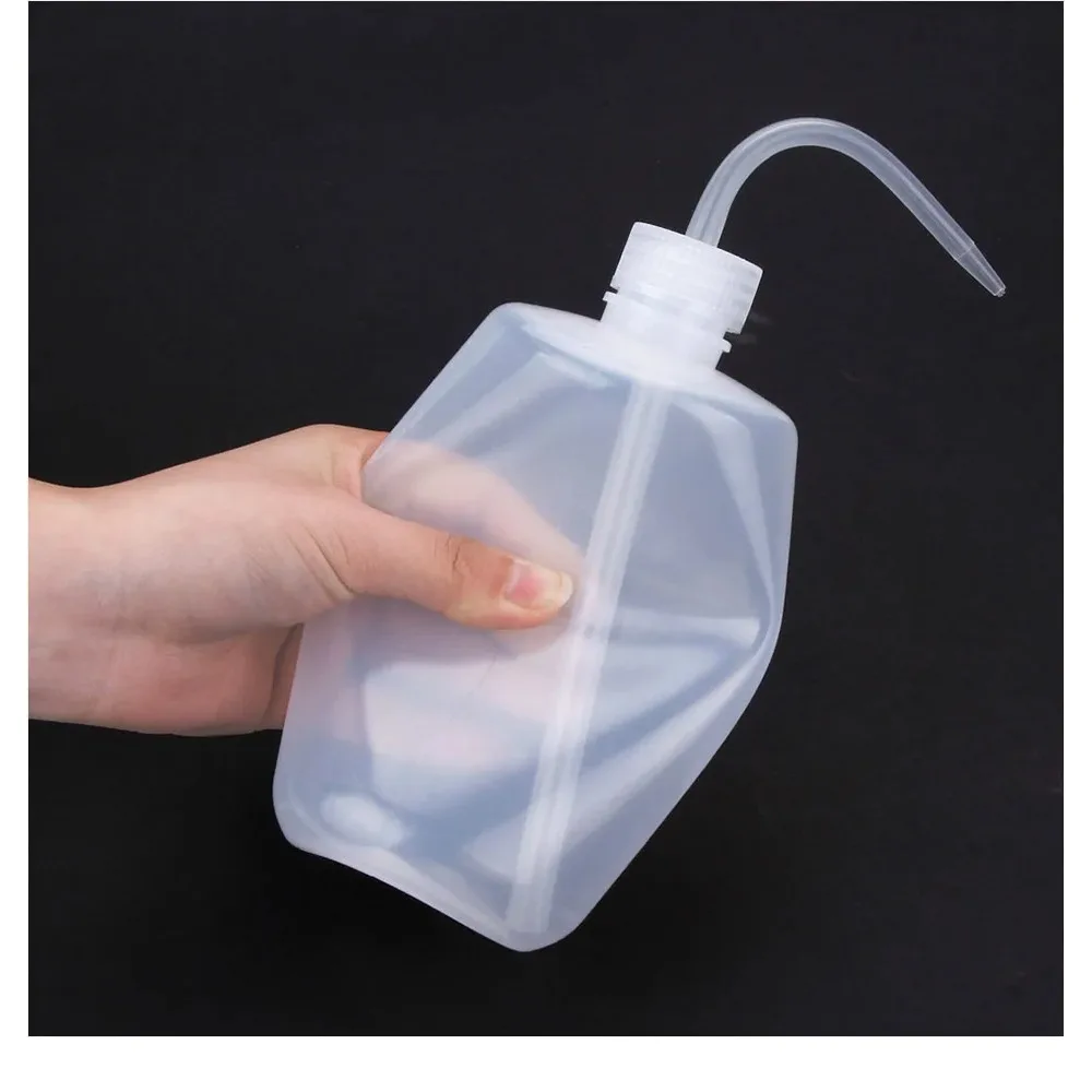 1000/500ml Tattoo Washing Clean Squeeze Bottle Eyelash Extension Cleaning Laboratory Measuring Bottles Plastic Makeup Supplies 4