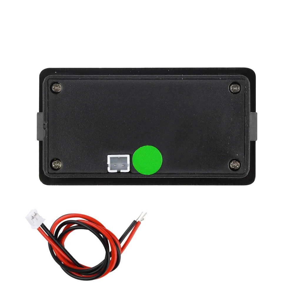 DEWIN Indicatore Di Capacità Batteria DC 8-100V – Misuratore A LED Per Batterie Al Litio E Piombo-Acido, Con Protezione Inversione E Memoria
