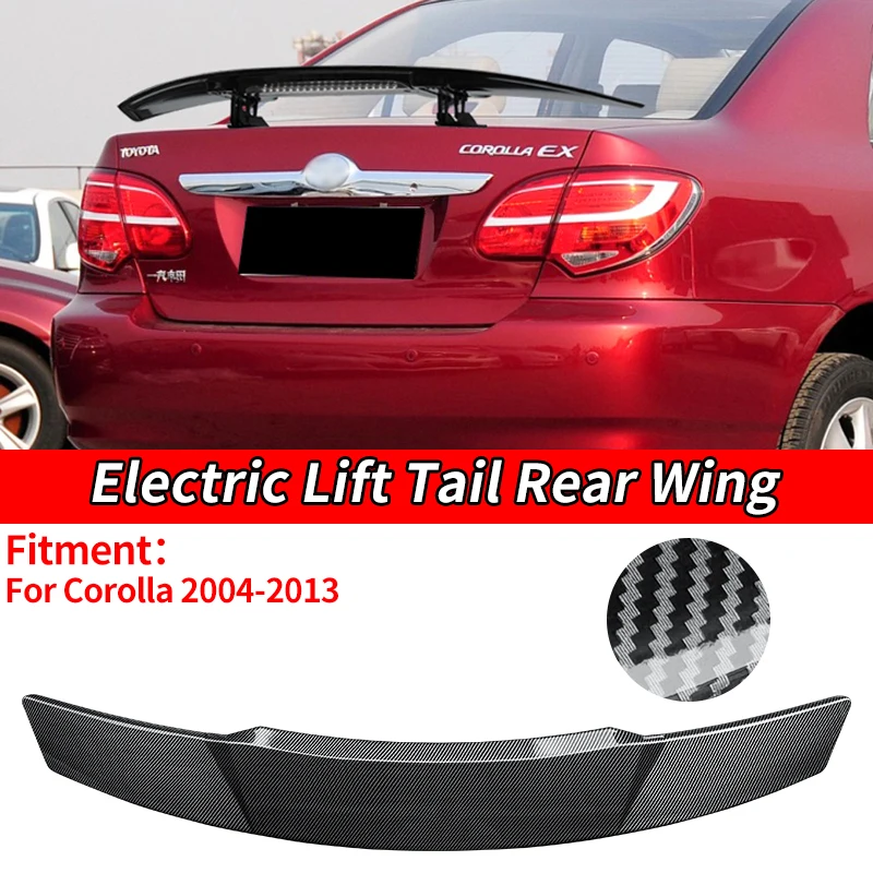 

Car Universal Electric Rear Spoiler Wing Trunk Tail Remote Control Modification Accessorie For Toyota Corolla 2004-2013