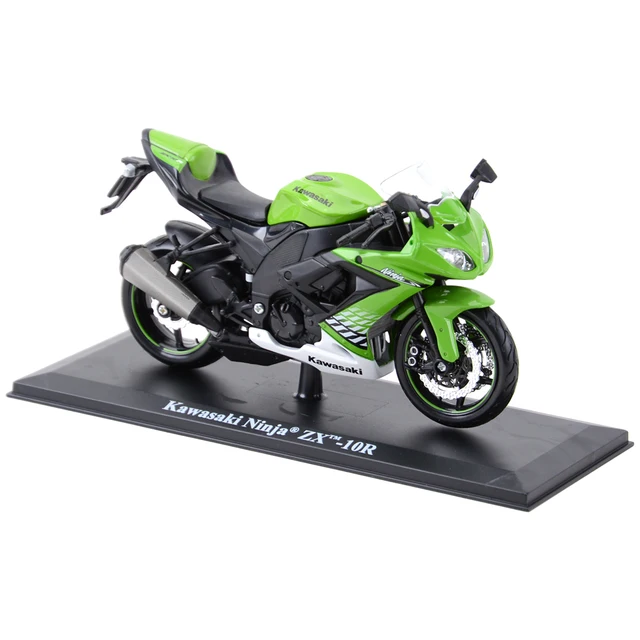 Maisto 1:12 Kawasaki Ninja ZX-10R With Stand Die Cast Vehicles Collectible  Hobbies Motorcycle Model Toys - AliExpress