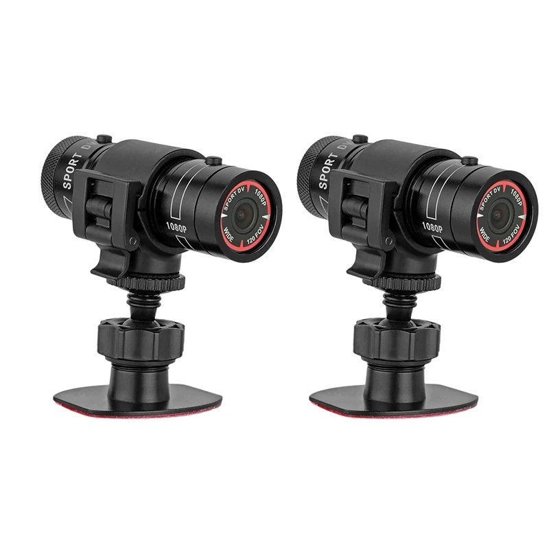 F9 Mini Sports Camera 1080P Outdoor Riding Casco Moto Sport Dv Camera Video Telecamera Per Bicicletta Impermeabile
