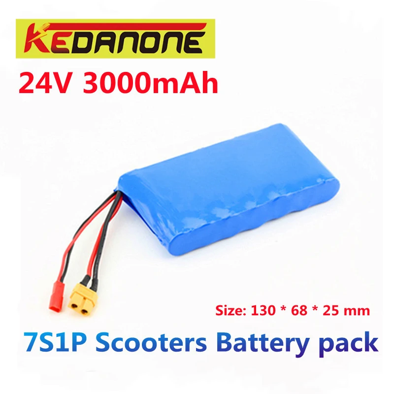 ScootersBattery24V7S1P3000mAhLithiumionBatteryPackforSmall