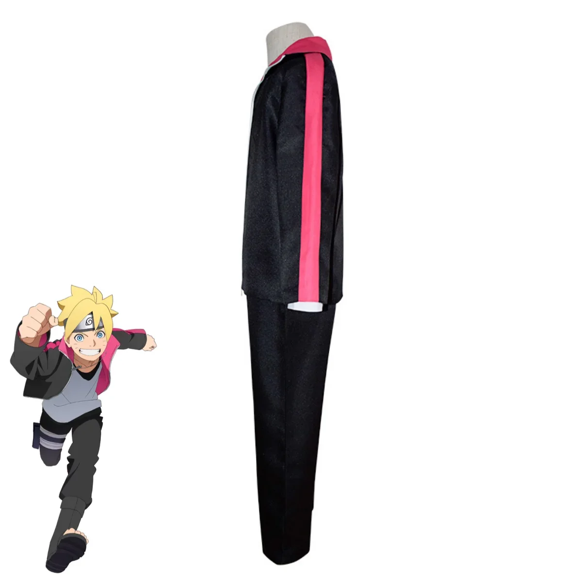 Boruto: Naruto Next Generations: Boruto Uzumaki | Black Ninja Coat Cosplay Costume Set 26 Uzumaki Boruto Boruto cosplay costume