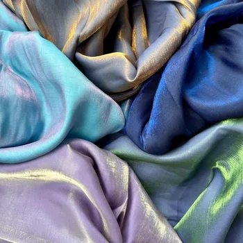 Two-Tone Glitter Phantom Silk Fabric 6