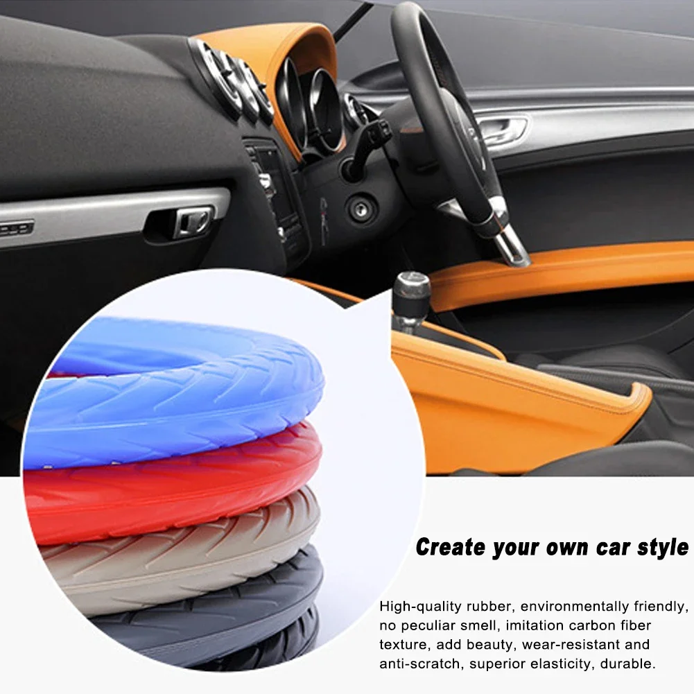 Silicone Skidproof Steering Wheel Cover 36-40cm
