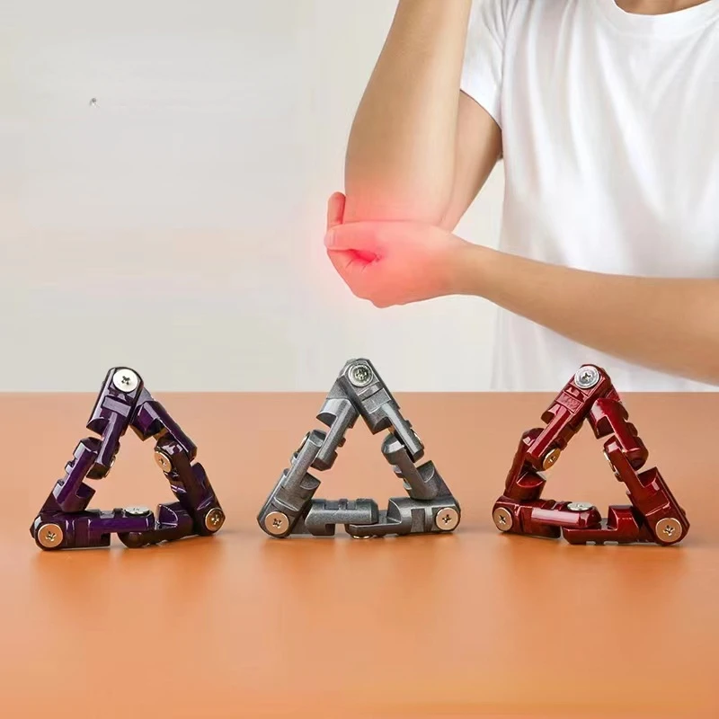 Antistress Infinite Flip Chain Stress Relief Toys Metal Alloy Massage Bracelet Creative Fingertip Desk Toys for Adults Children fidget toys anti stress toys mini fingertip toy