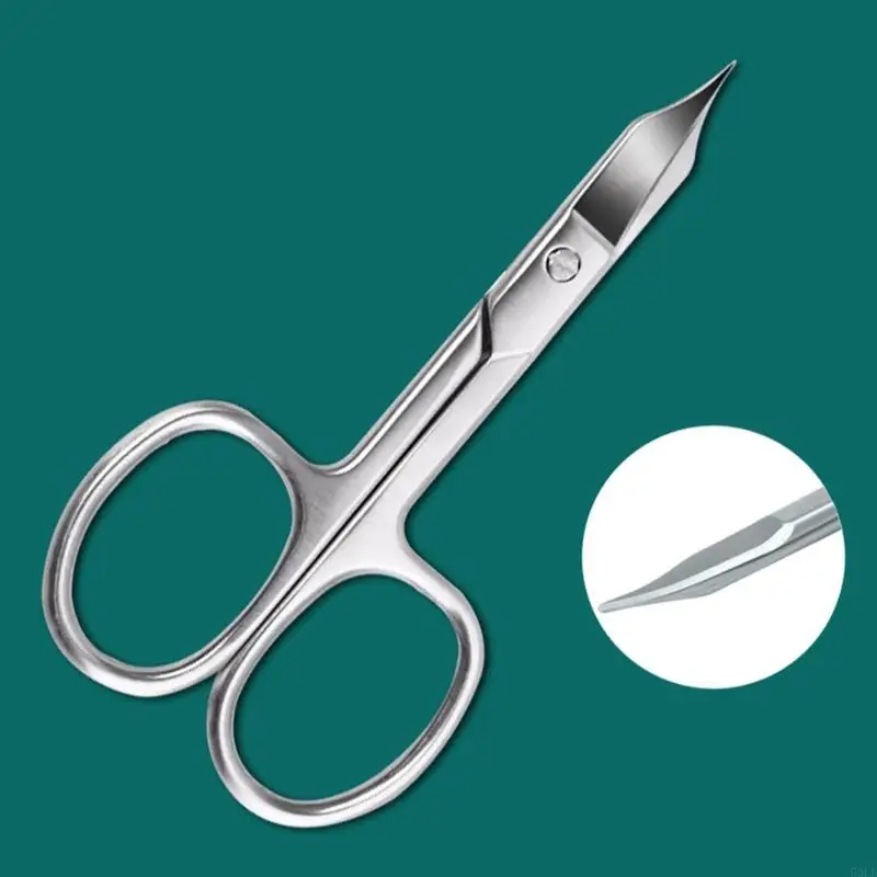 50LD Stainless Steel Curved Scissors Manicure Pedicure Grooming Tool Scissors for Professional Finger & Toe Care 4
