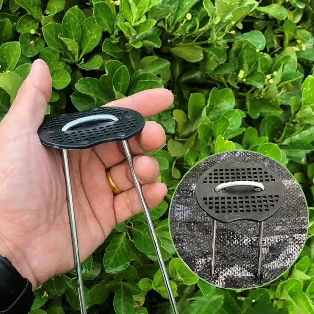 15Db Tájkapocsok Tartós Erős, Újrahasznosítható, Rejtett Hordozható, Állítható Mini Fű Gát Szövet Kerti Kapcsok Napi Használat - Image 2