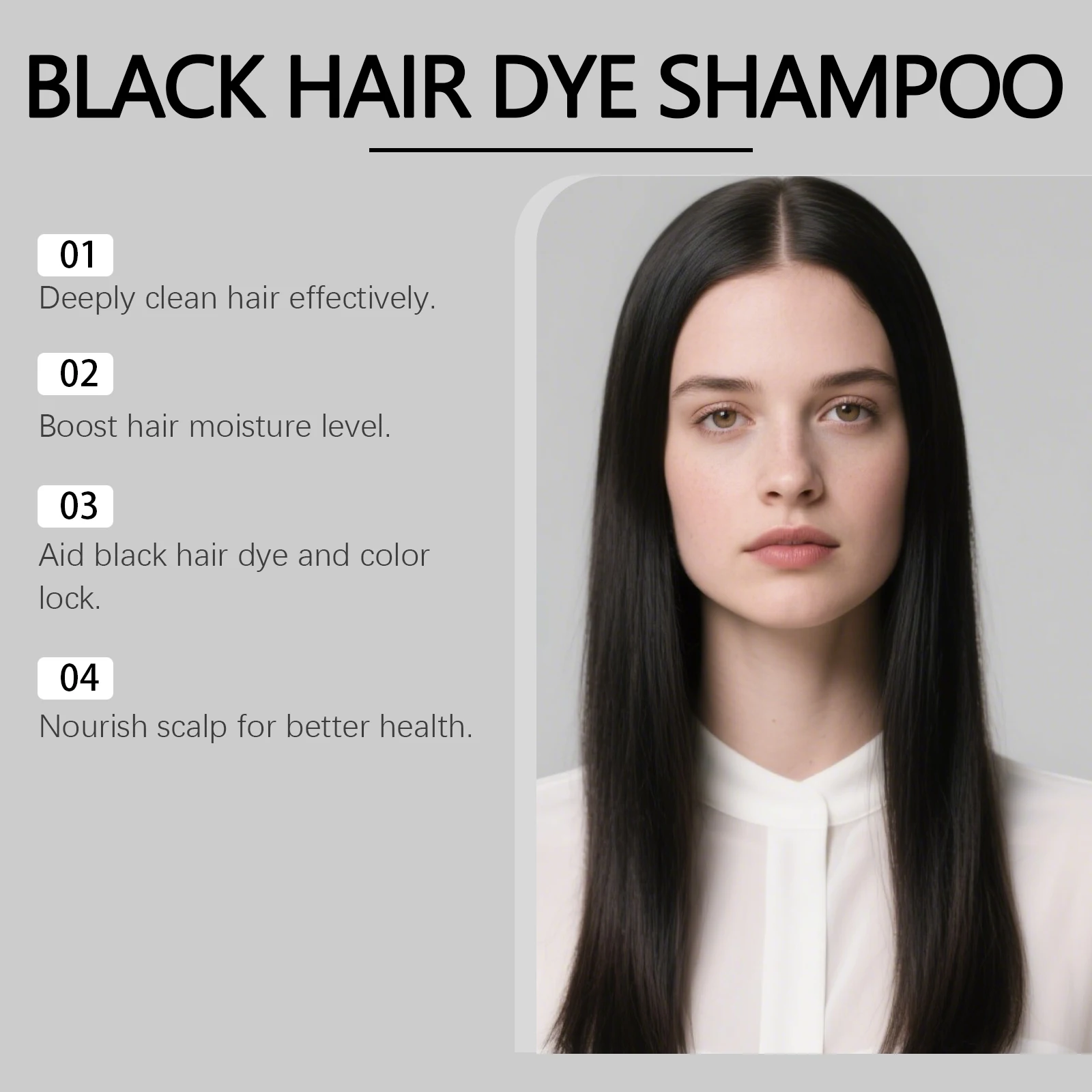 Nourishing Shampoo - A Gentle, Refreshing-textured Shampoo for Moisturizing, Detangling and Adding Natural Volume