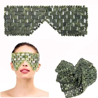 Natural Jade Face Eye Mask Hot/cold Stone Therapy Massage Tool Home Beauty SPA Salon Skincare Beauty Massager 1