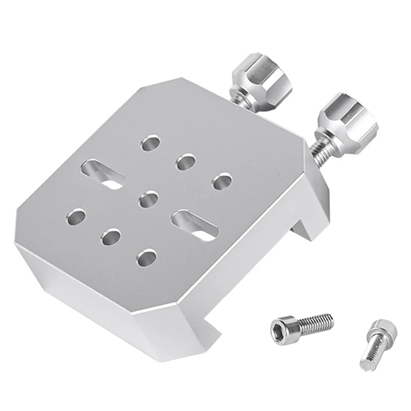 

NEW-Dovetail Saddle Mount Platform Dual Clamp Metal Middle Size Astronomy Telescopes Clamp Guidescope Install Accessories