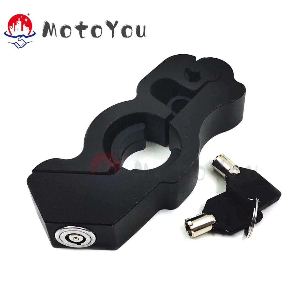 Xmax Motorcycle Handle Bar Lock Brake Lever Hand Grips Lock Theft