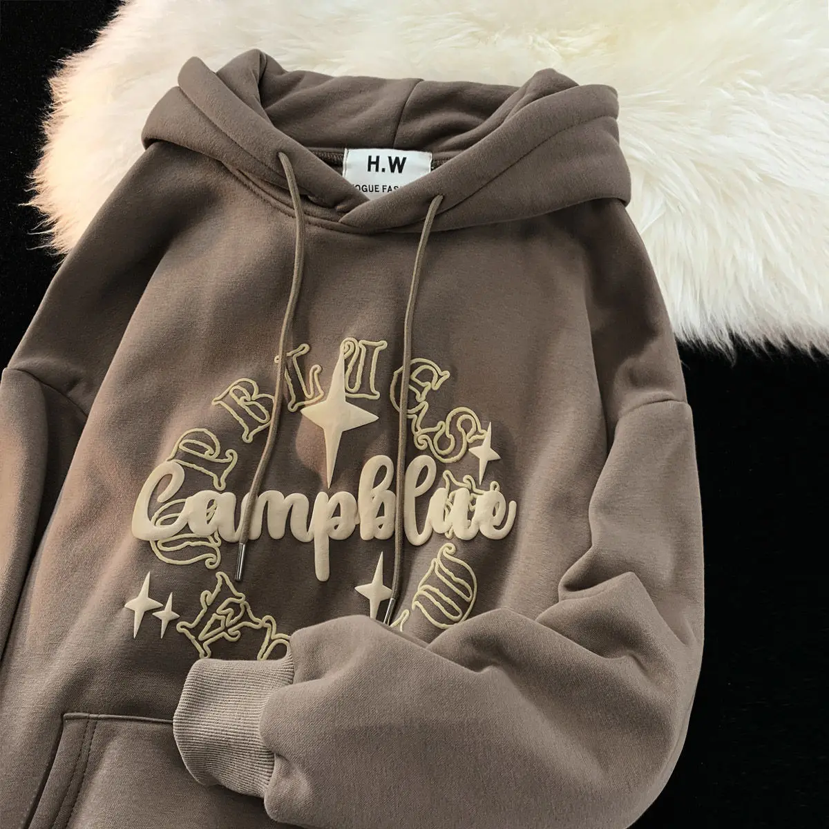 S-5XL High Quality Vintage Letter Printing Sweatshirts Hooded Autumn Winter Clothes Women Men Y2k Tops Streetwear Gothic