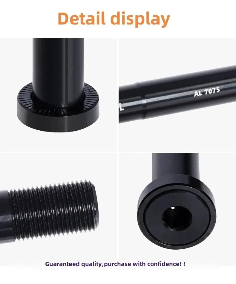 Smllow M12 Axle MTB Road Bike Thru Axle 12*142 12*148 12*168 12*175 frame front fork shaft skewer bicycle thru Axle 6