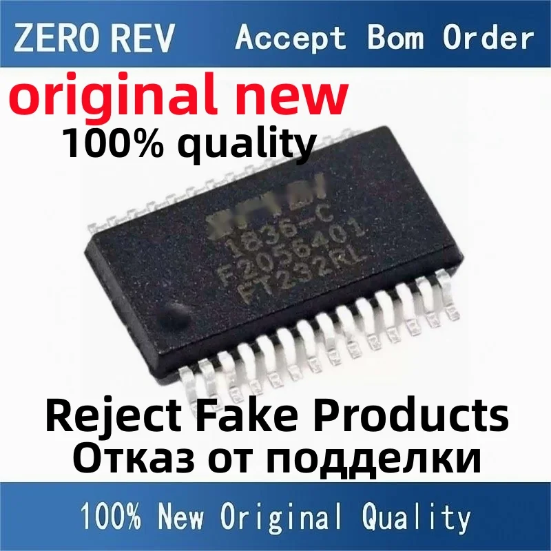 

2-5Pcs 100% New free delivery FT232RL-REEL FT232RL FT245RL-REEL FT245RL SSOP-28 SSOP20 Brand new original chips ic