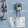 Toilet Spray Gun Set  Two Modes for Bathroom Cleaning Feminine Cleansing Bidets Stainless Steel Handheld Spray Gun Accessories 4