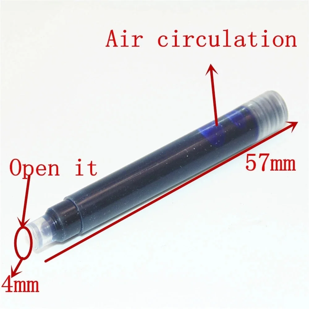 High-Quality Fountain Pen Ink Refill Cartridge Set - Standard 4mm