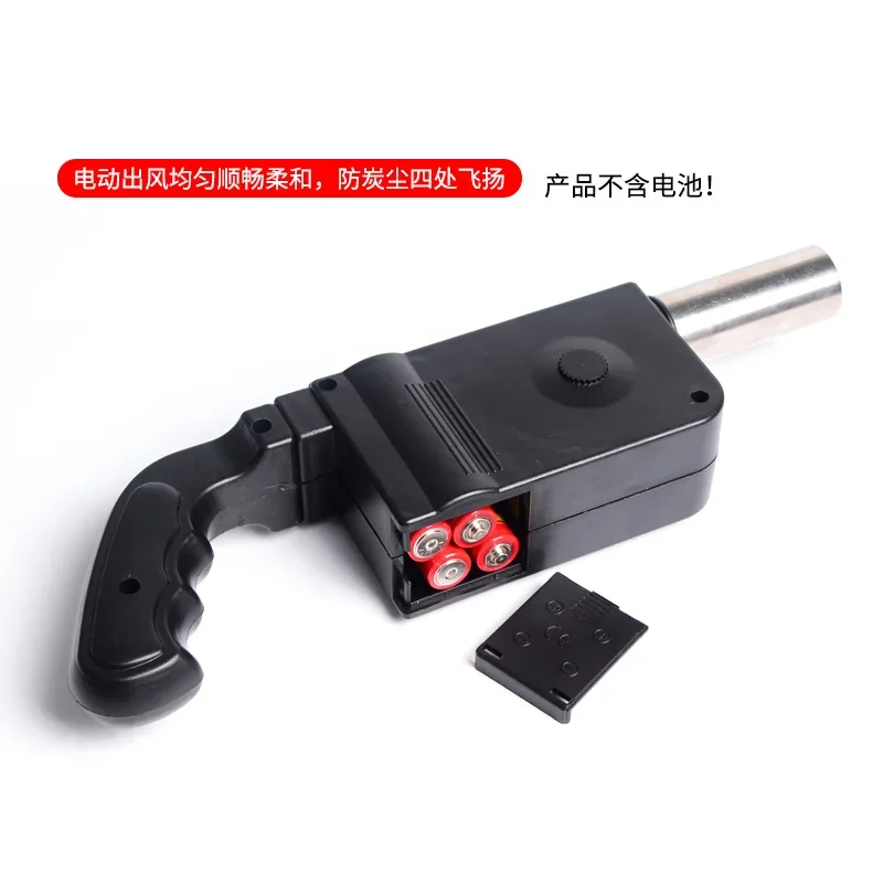 Portable handheld bbq fan air blower for outdoor barbecue