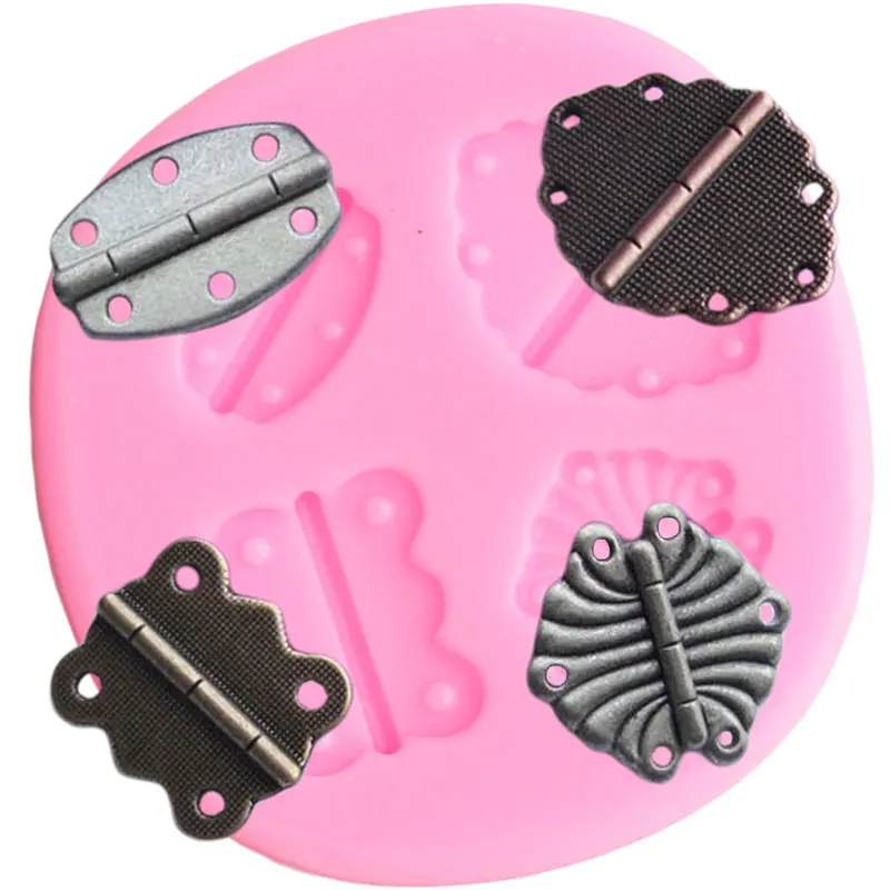 Stampi In Silicone Per Cerniere Industriali Vintage Steampunk Cupcake Topper Strumenti Per Decorare Torte Fondente Stampi Per Caramelle Al Cioccolato