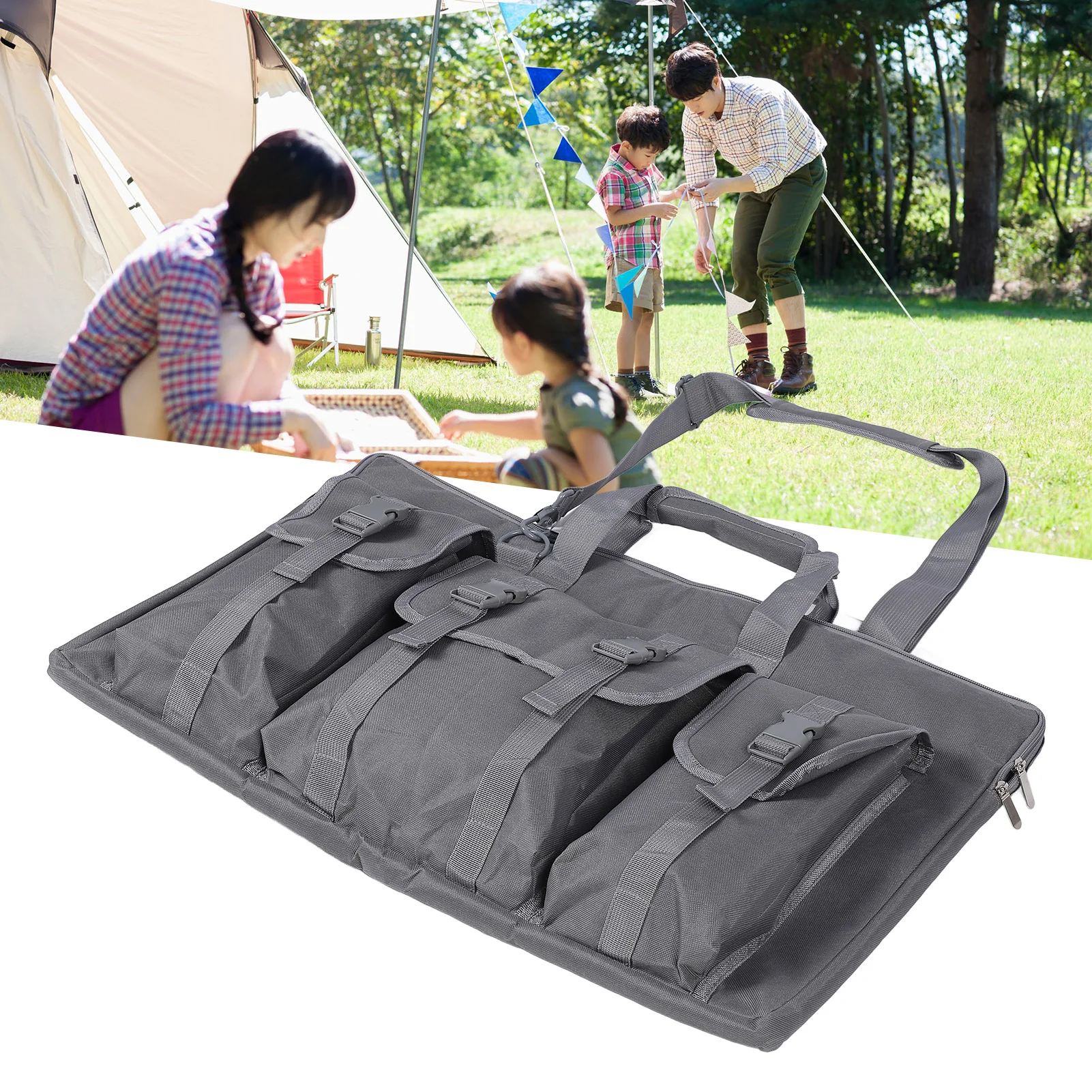 Estuche de Transporte para Satélite, Bolsillo Grande, Lona, Portátil, Bolsa de Viaje para Adaptador Gen 3, Cables y Kit de Montaje