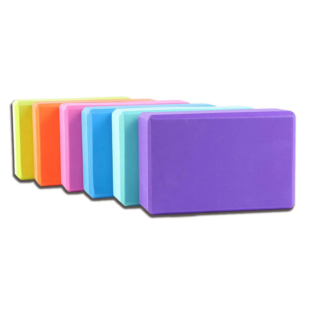 

3pcs Yoga Training Blocks Lightweight Non Yoga Brick Blocks Yoga Deepen Poses Exercise Aids for Men ( )