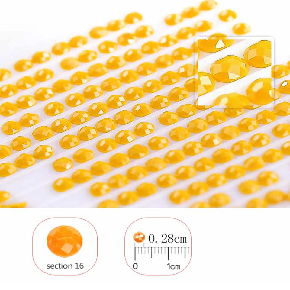 Diamond Painting Accessories AZQSD Diamond Painting Accessories Square & Round Drill Crystal DMC Picture Of Rhinestones