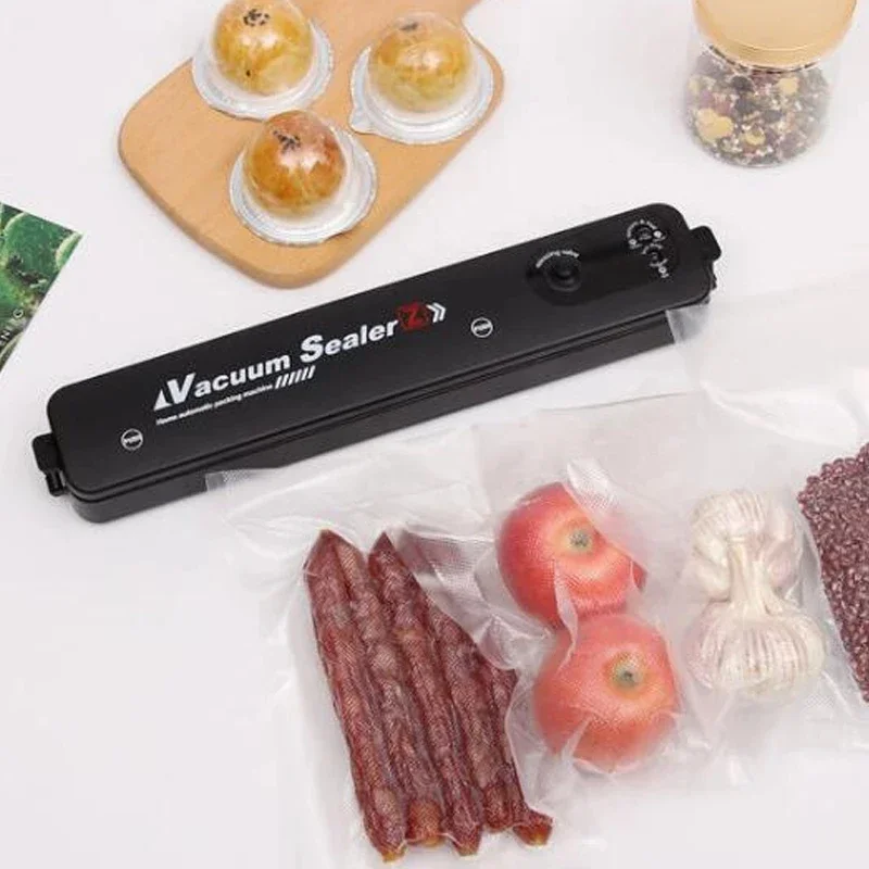 Vacuum Sealer Machine Household Food Film Sealer Packer 220V/110V - Keep Food Fresh - FREE GIFT 10pcs Storage Bags 3