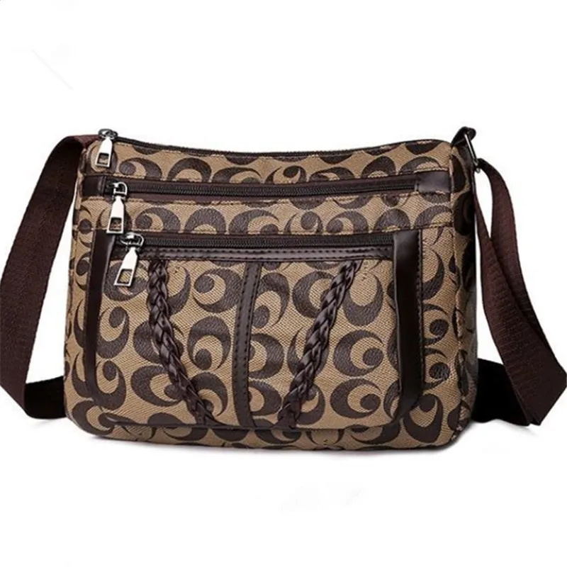 Stylish Women's Crossbody Bag - Spacious Multi-Layered Design with Adjustable Comfort Straps