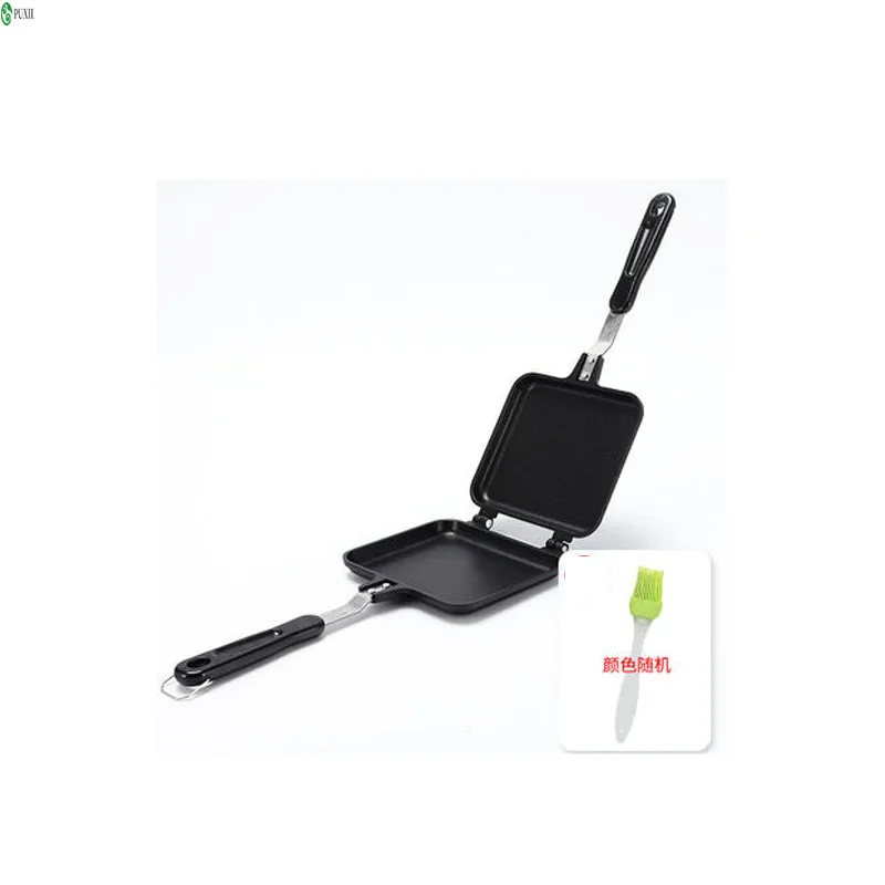 

Gas Non-Stick Sandwich Maker Iron Bread Toast Breakfast Machine Waffle Pancake Baking Barbecue Oven Mold Mould Grill Frying Pan