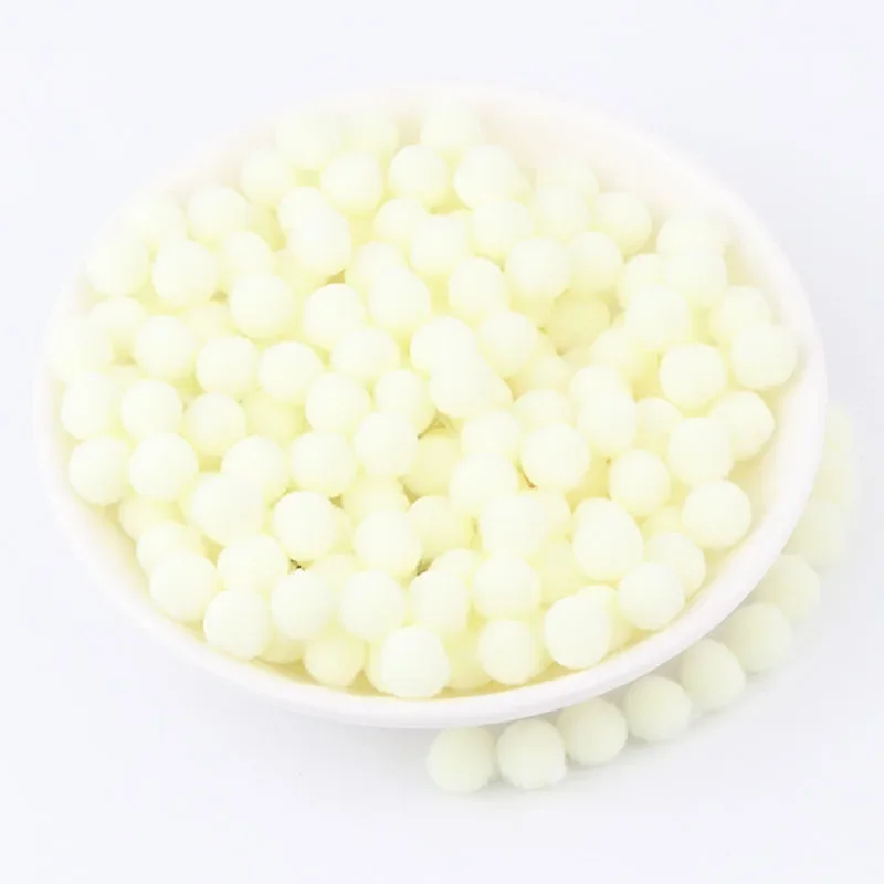 Deluxe Fluffy 8mm Round Pompoms for Kids' Crafts and DIY Projects, 2000 Pieces