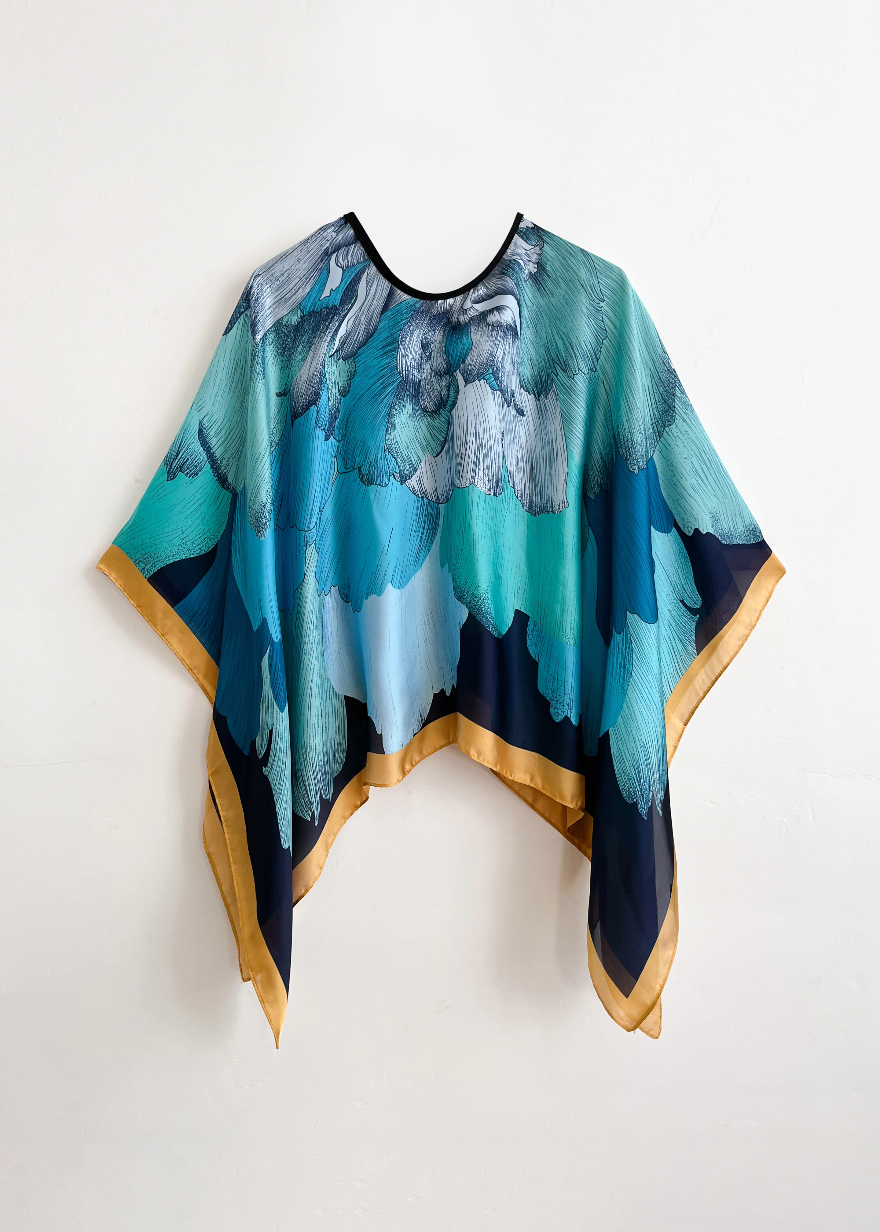 Poncho Pullover Shawl Sun Protection Scarf 2024 New Versatile Scarf Paired With Women's Loose Summer Sunscreen Leisure Clothi