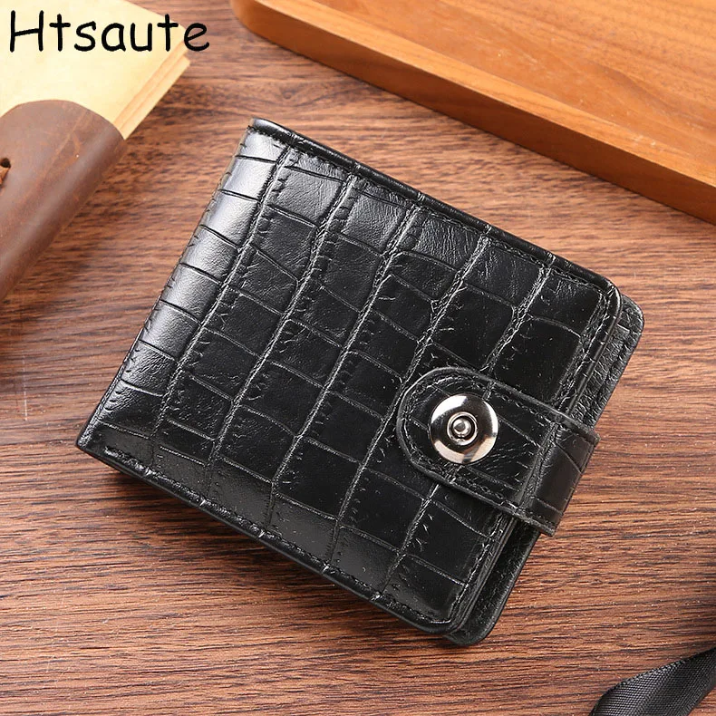 Men Wallet PU Business Foldable Wallet Luxury Slim Hipster Credit Card Holders Inserts Coin Purses Vintage Walltes