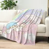 L-Little Twin Stars K-KiKi & L-LalaS Printed Comfortable And Soft Sofa Bedroom Plush Blanket Suitable For Home Travel And Gifts 5