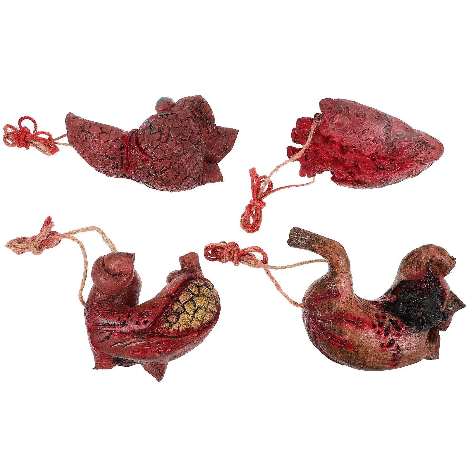 

4pcs Halloween Party Hanging Decor Haunted House Halloween Party Home Wall Window Decoration