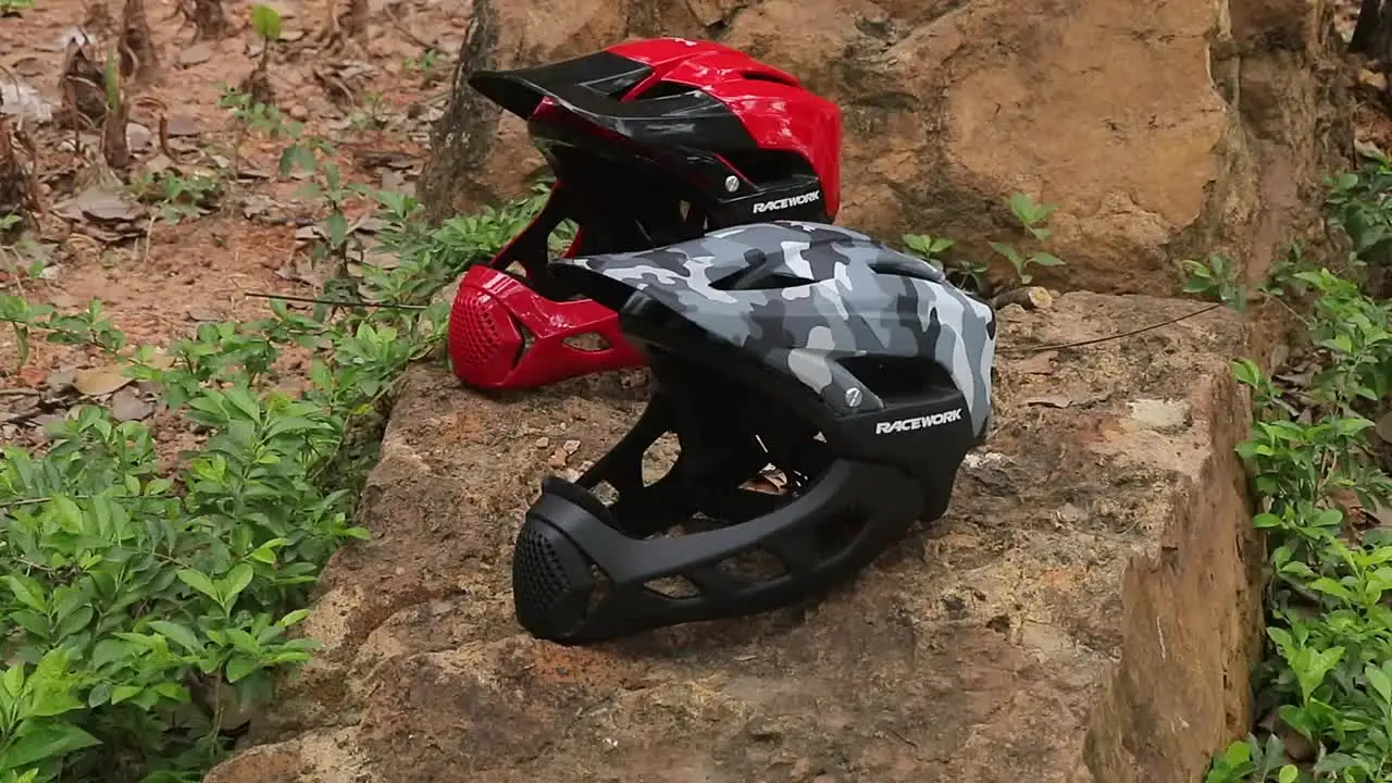 RACEWORK Full Face Cycling Helmet Bike Mountain Cross Country Bike