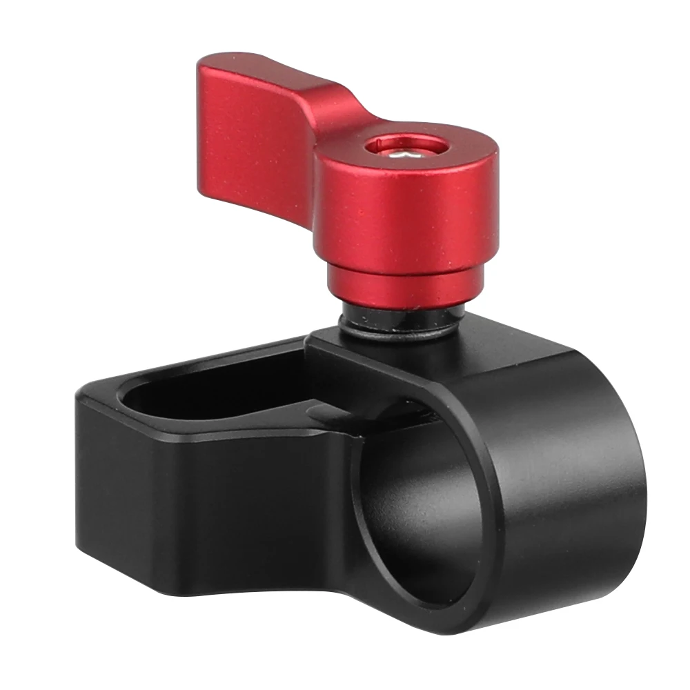 Camera Rig Rod Clamp HDRIG-Standard-Rod-Clamp-Single-Hole-15mm-With-1-4-Mounting-Groove ...