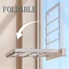 Folding Drying Rack Wall Mounted Drying Clip Windproof Sock Clip Clothing Rack Hanger Household Sock Drying Clip Space Saving 3
