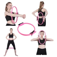 Pilates Ring Fitness Ring with Non Slip Handles Fitness Circle Portable Flexible Resistance Exercise Equipment for Women