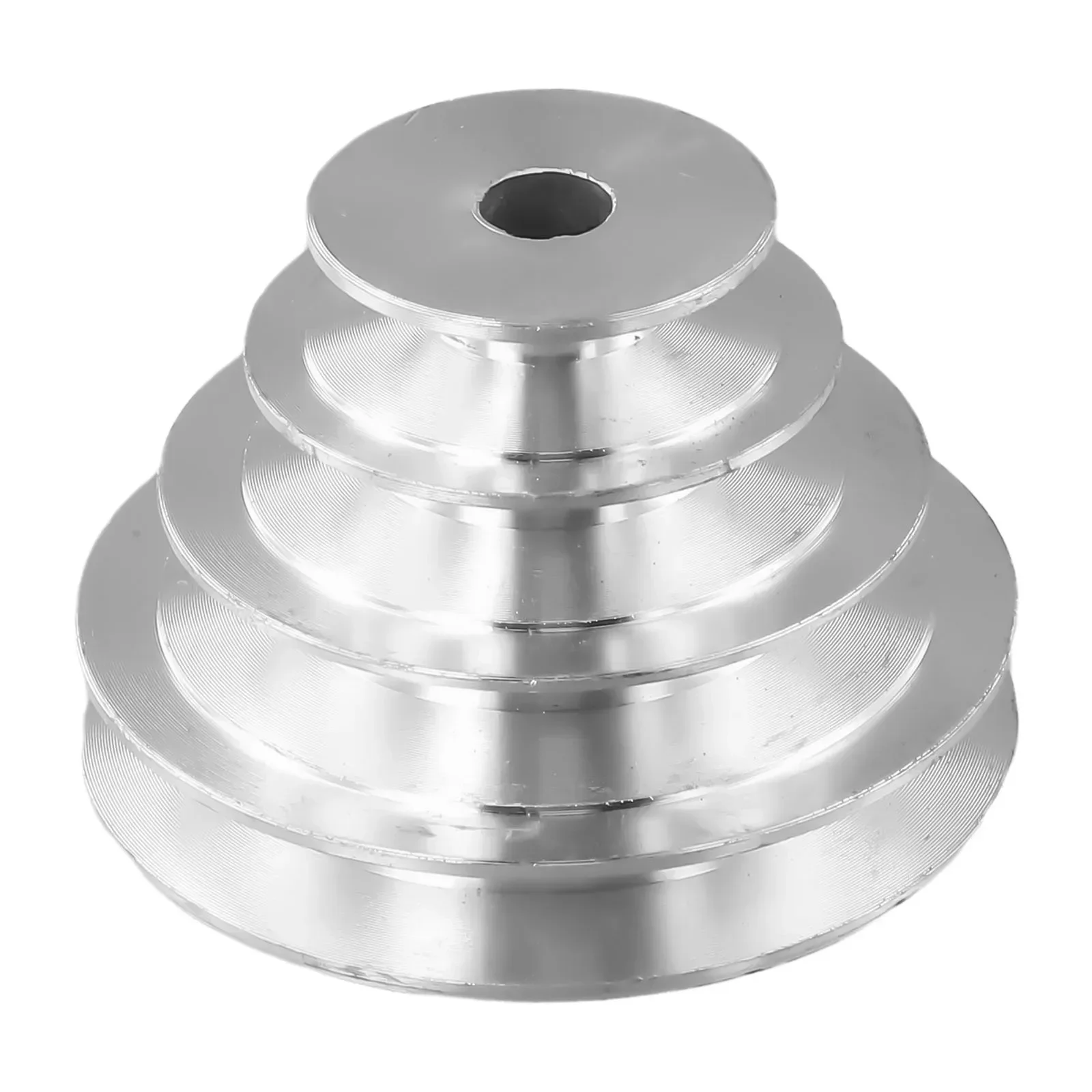 Pagoda Pulley Wheel M8 Plug Hole Aluminum Transmission Wheel for Benchtop Drill Press Z4116 14mm-21mm Pagoda Pulley
